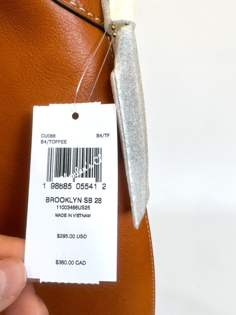 NWT Coach Brooklyn 28 Toffee Brown - Picture 9 of 12